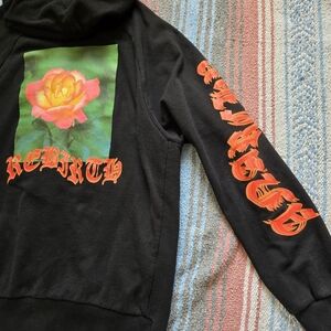 Forever 21 Black Zip-Up Hoodie